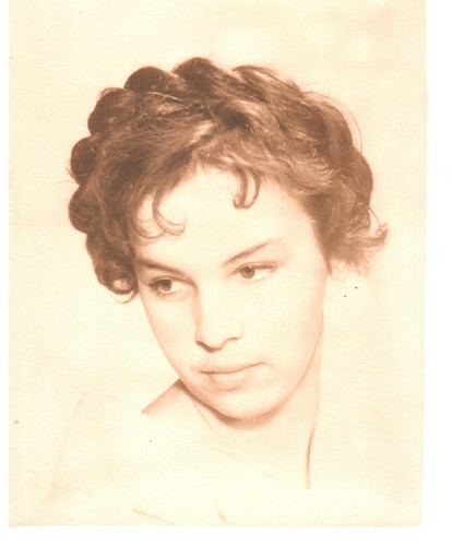 Лидия Аксенова, 1957 год.