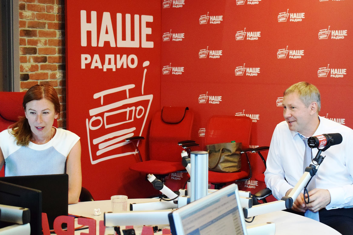 Руководитель Росгидромета М.Е.Яковенко в эфире радиостанции «НАШЕ Радио»